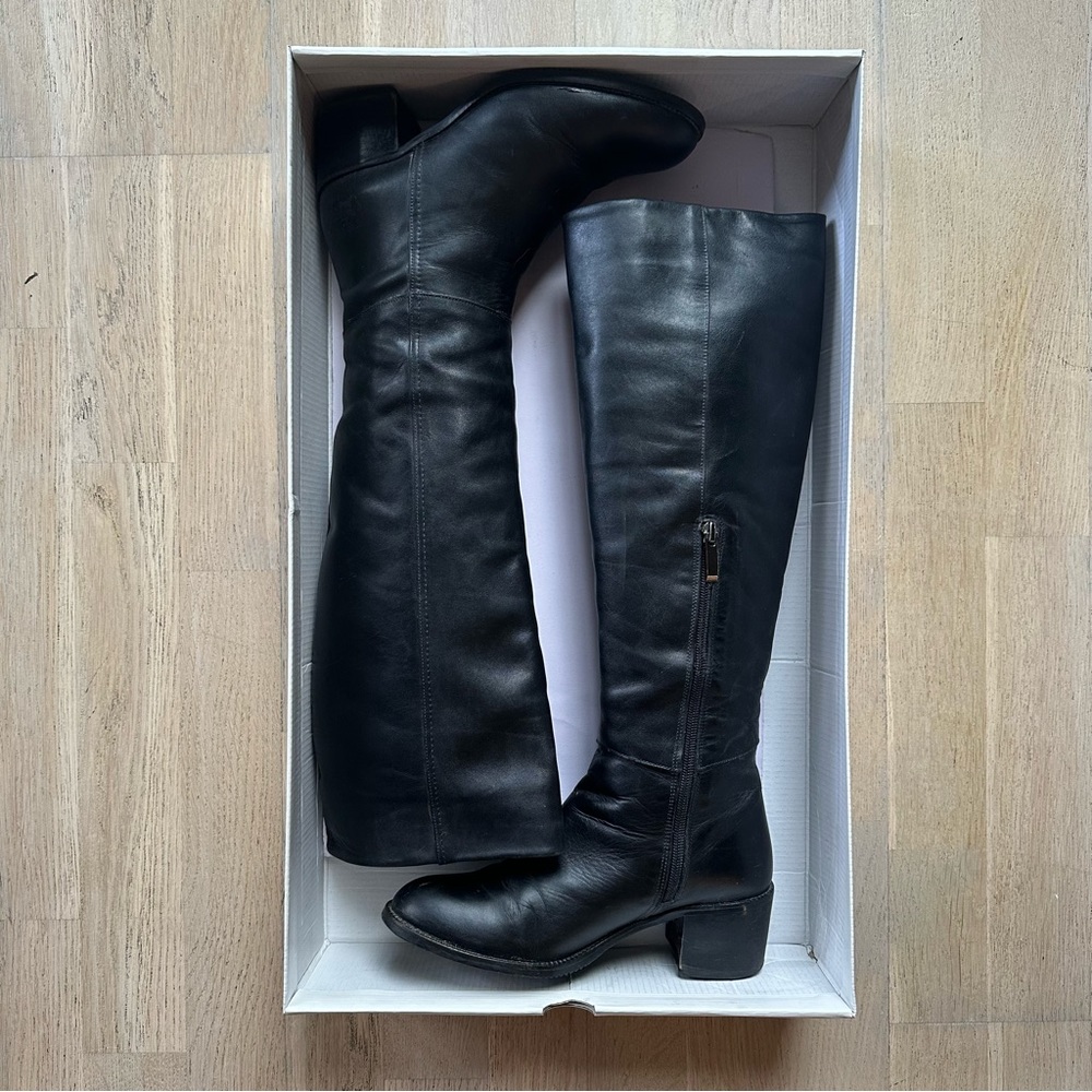 🇮🇹 Italian Tall Leather Boots 36